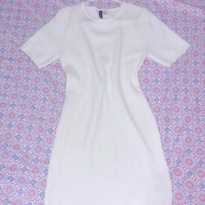 White cotton dress
